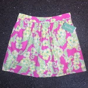 NWT Lilly Pulitzer Whitley Skirt in Daiquiri Pink